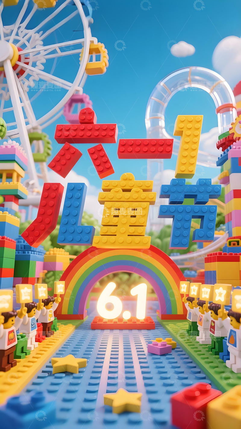 高清大图下载【趣麦麦图】六一儿童节海报76