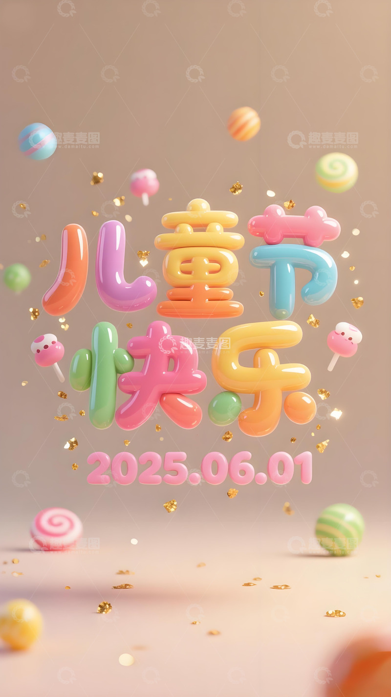 高清大图下载【趣麦麦图】六一儿童节海报25