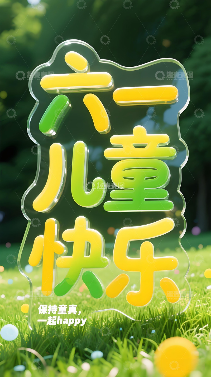 高清大图下载【趣麦麦图】六一儿童节海报63