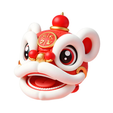 狮子头新年元素