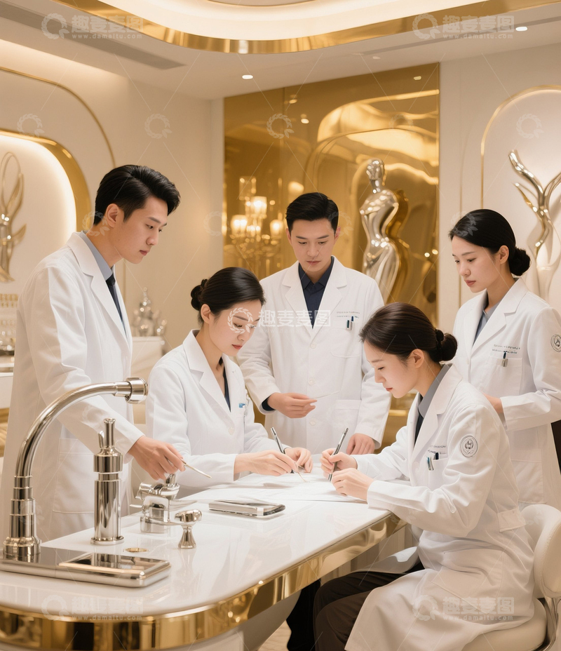 高清大图下载【趣麦麦图】专业的医美团队1