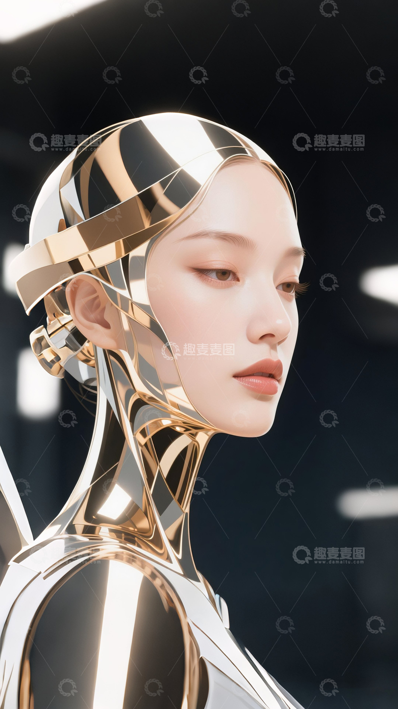 高清大图下载【趣麦麦图】抽象风格医美形象