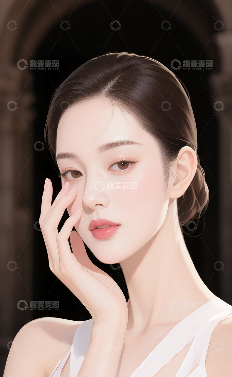 高清大图下载【趣麦麦图】医美形象美女2