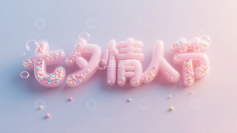 高清大图下载【趣麦麦图】七夕情人节1