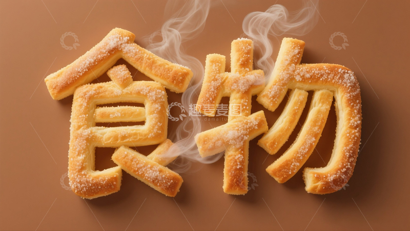 高清大图下载【趣麦麦图】食物字体1