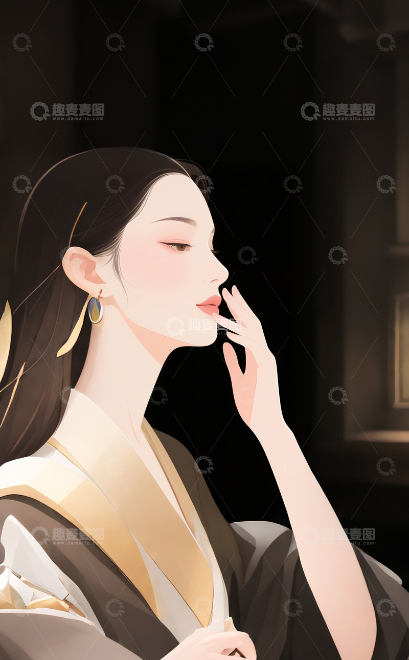 高清大图下载【趣麦麦图】医美形象美女