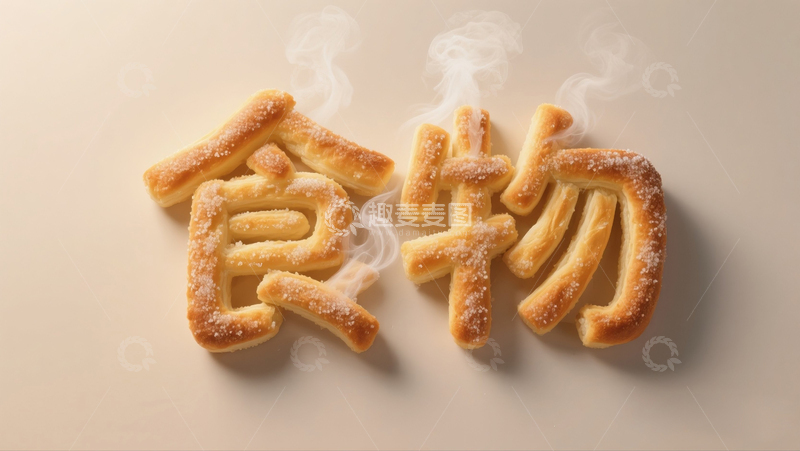 高清大图下载【趣麦麦图】食物字体