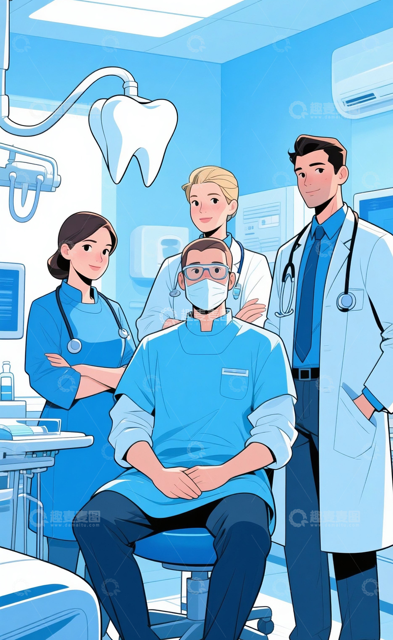 高清大图下载【趣麦麦图】专业的牙科医生3