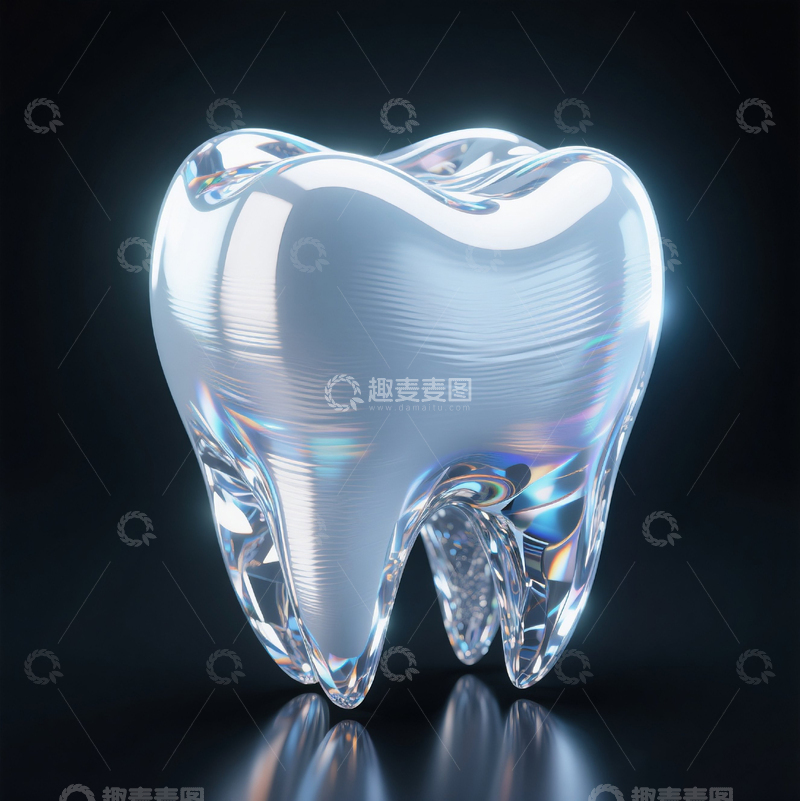 高清大图下载【趣麦麦图】3D闪亮大牙齿2