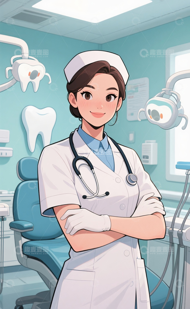 高清大图下载【趣麦麦图】专业的牙科医生4