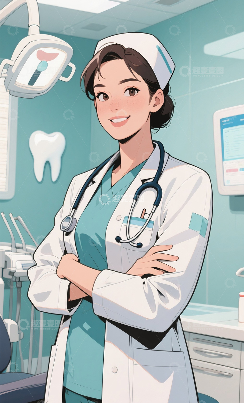 高清大图下载【趣麦麦图】专业的牙科医生6