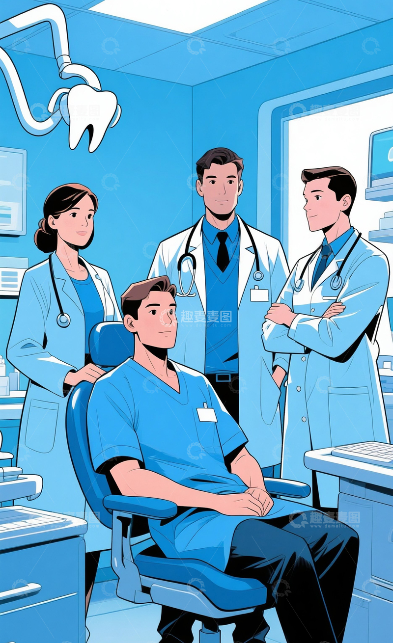 高清大图下载【趣麦麦图】专业的牙科医生5