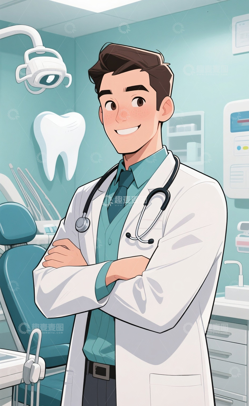 高清大图下载【趣麦麦图】专业的牙科医生2