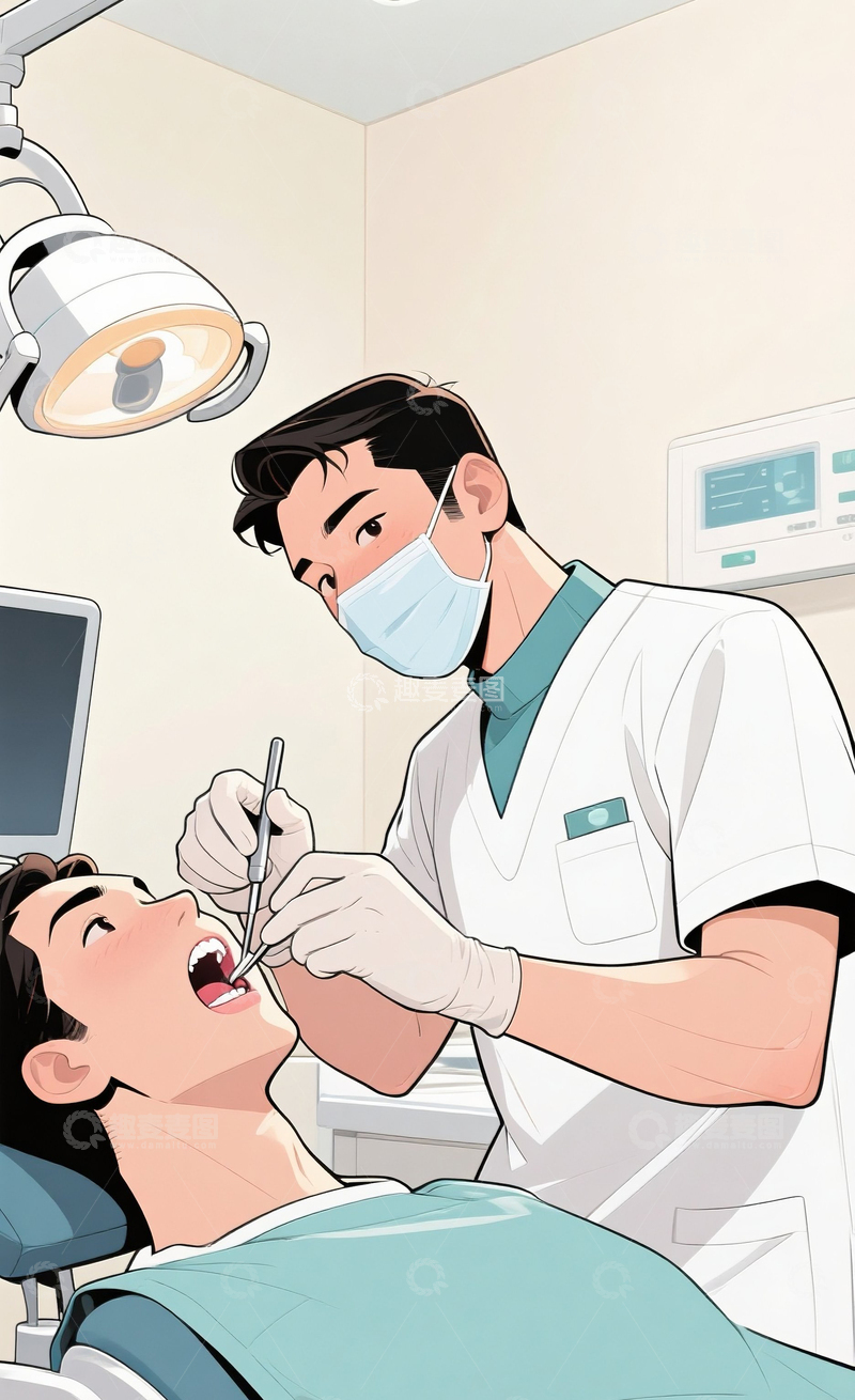 高清大图下载【趣麦麦图】专业的牙科医生