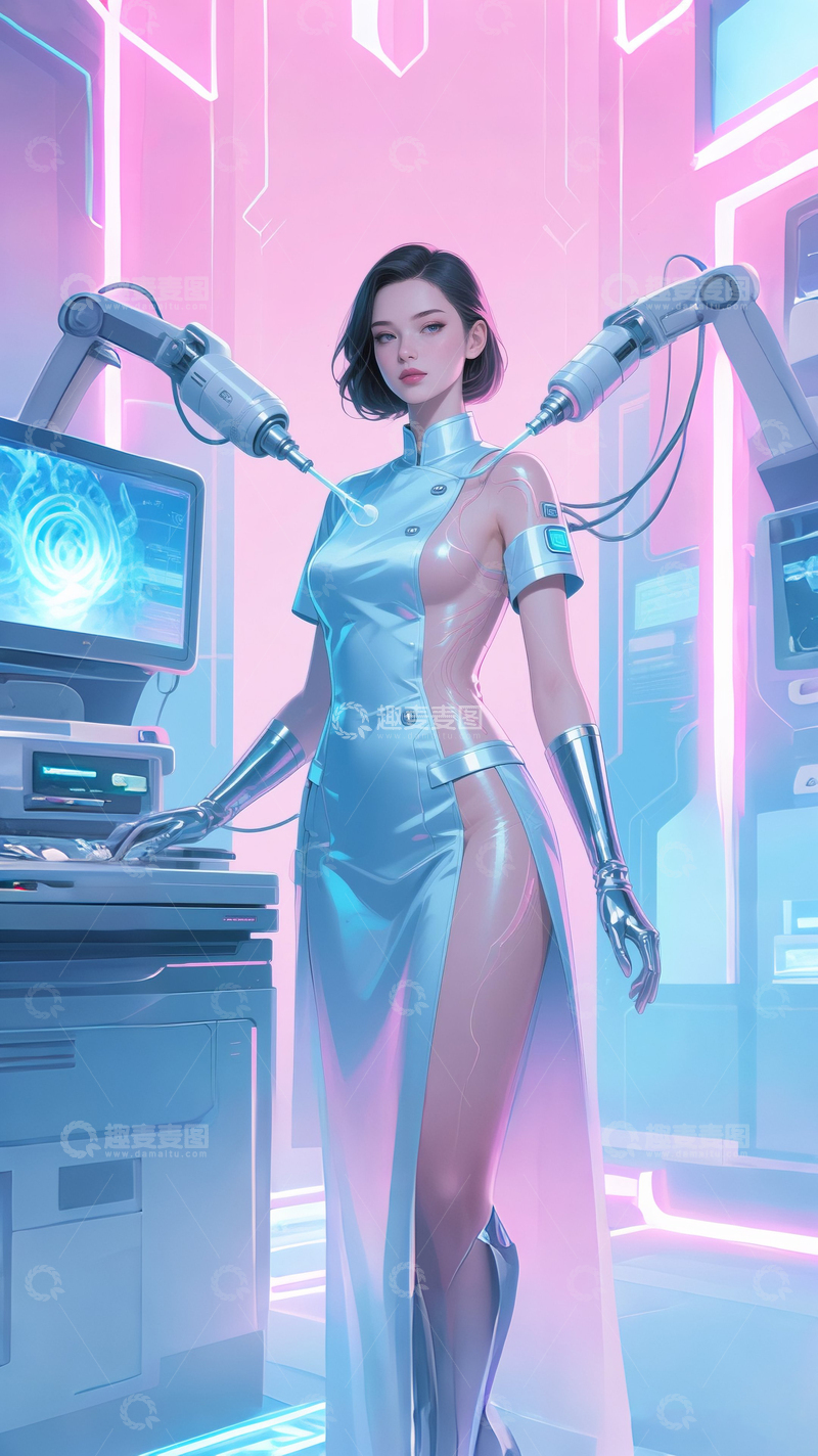 高清大图下载【趣麦麦图】医美整形形象8