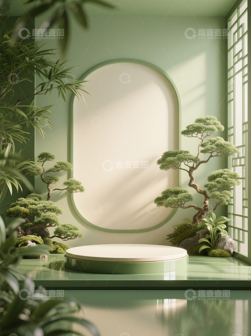 高清大图下载【趣麦麦图】电商场景中式5