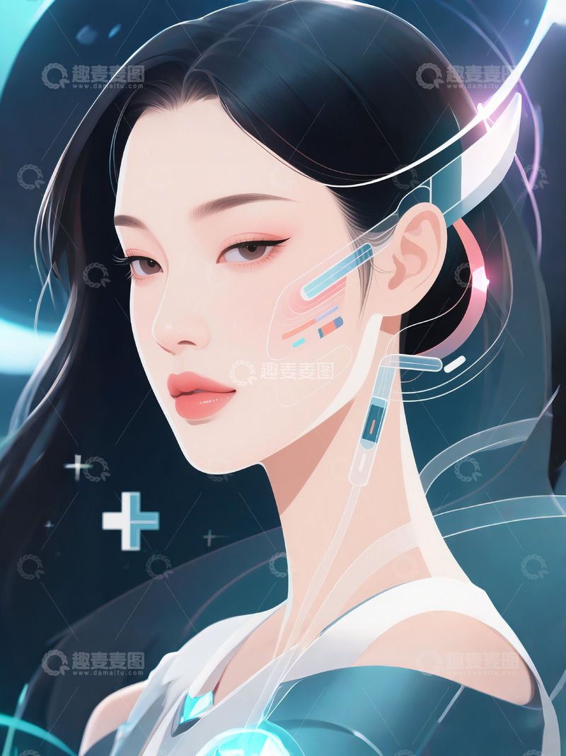 高清大图下载【趣麦麦图】医美整形形象16