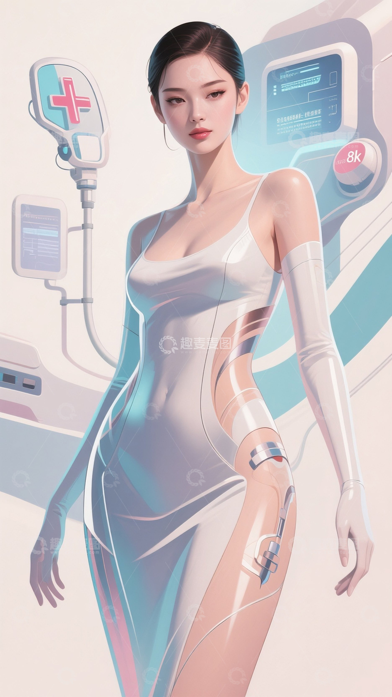 高清大图下载【趣麦麦图】医美整形形象5