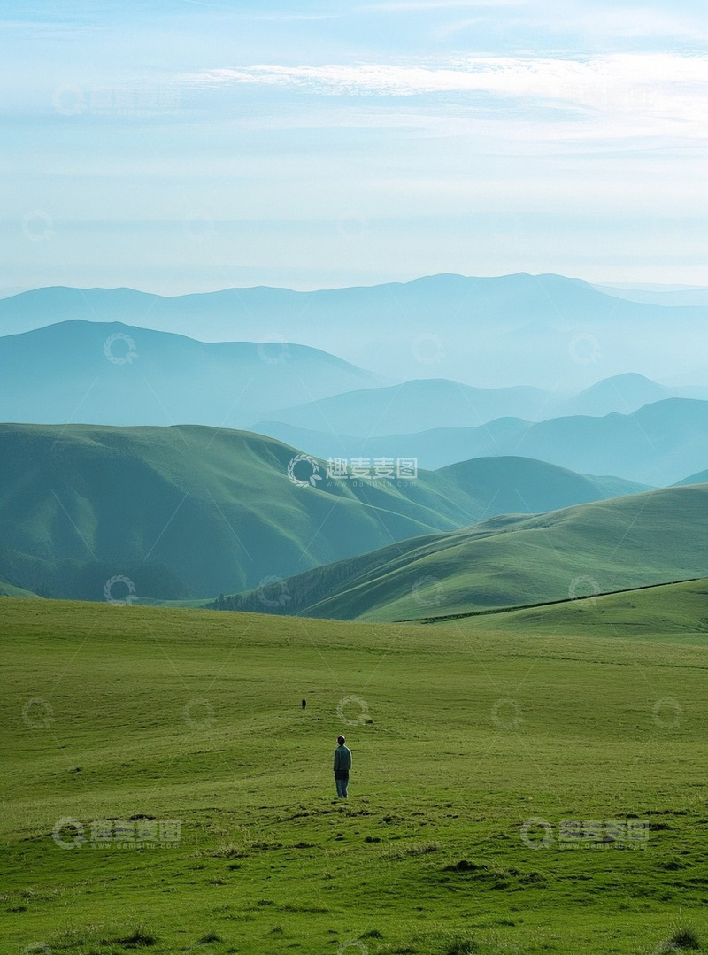 高清大图下载【趣麦麦图】高山原野自然风景