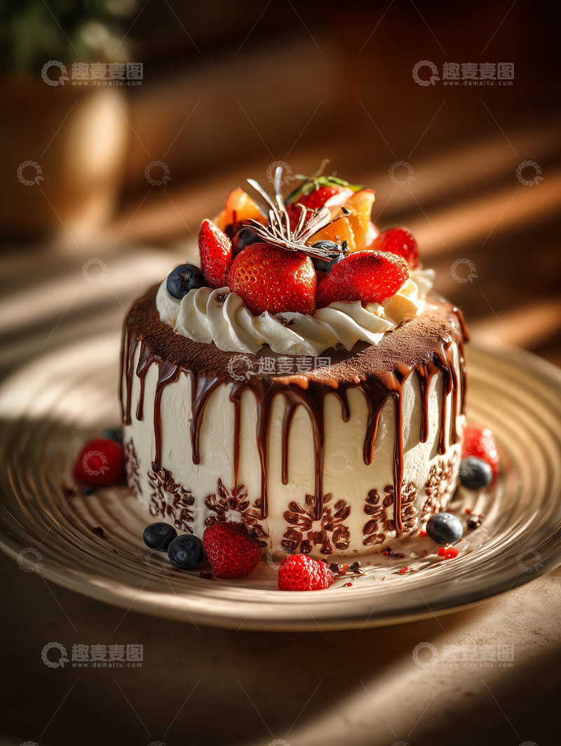 高清大图下载【趣麦麦图】美食篇&mdash;&mdash;生日蛋糕6