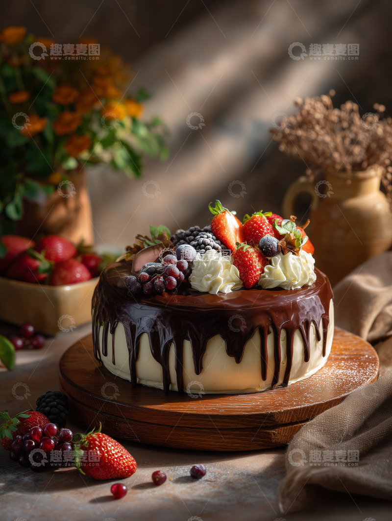 高清大图下载【趣麦麦图】美食篇&mdash;&mdash;生日蛋糕2