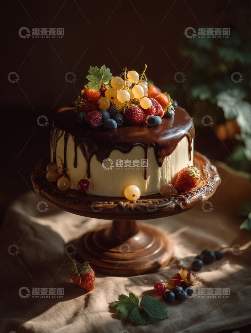 高清大图下载【趣麦麦图】美食篇&mdash;&mdash;生日蛋糕4