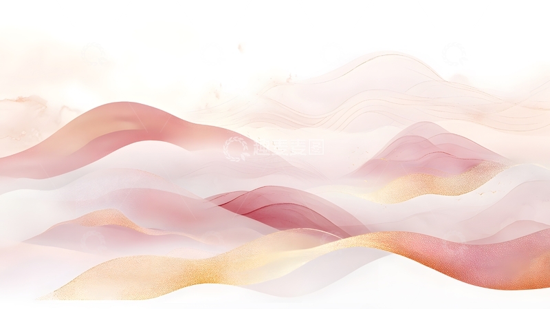 高清大图下载【趣麦麦图】中式抽象山水背景3