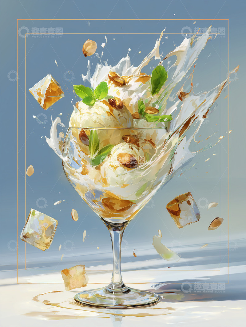 高清大图下载【趣麦麦图】美食篇&mdash;&mdash;冰淇淋甜品30