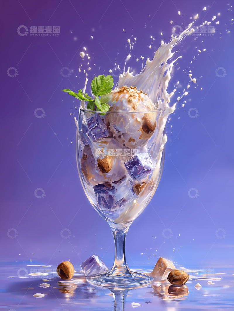 高清大图下载【趣麦麦图】美食篇&mdash;&mdash;冰淇淋甜品5
