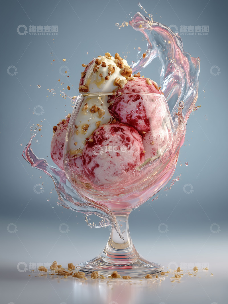 高清大图下载【趣麦麦图】美食篇&mdash;&mdash;冰淇淋甜品10
