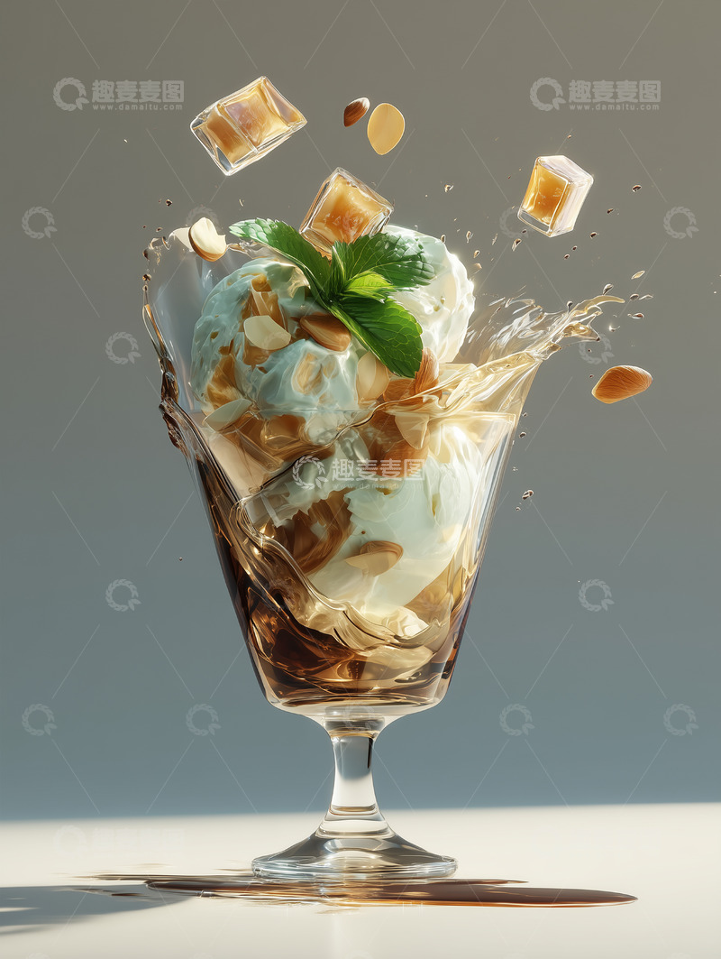 高清大图下载【趣麦麦图】美食篇&mdash;&mdash;冰淇淋甜品28