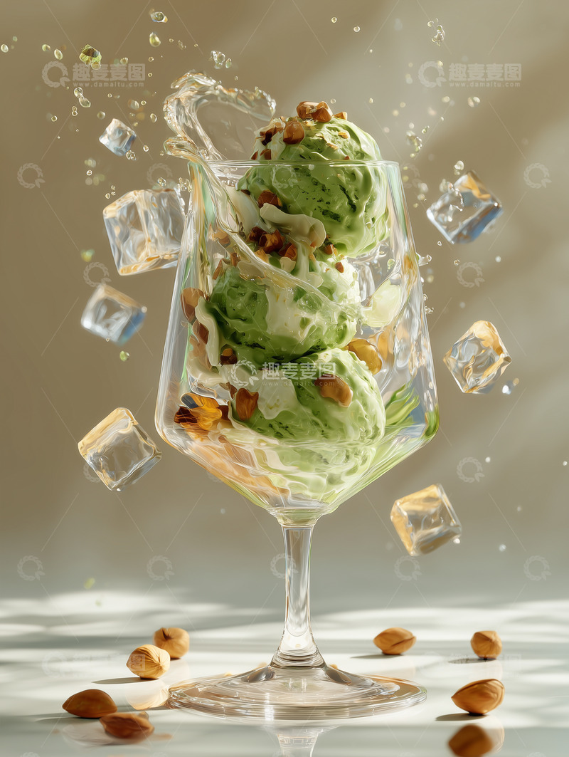 高清大图下载【趣麦麦图】美食篇&mdash;&mdash;冰淇淋甜品16