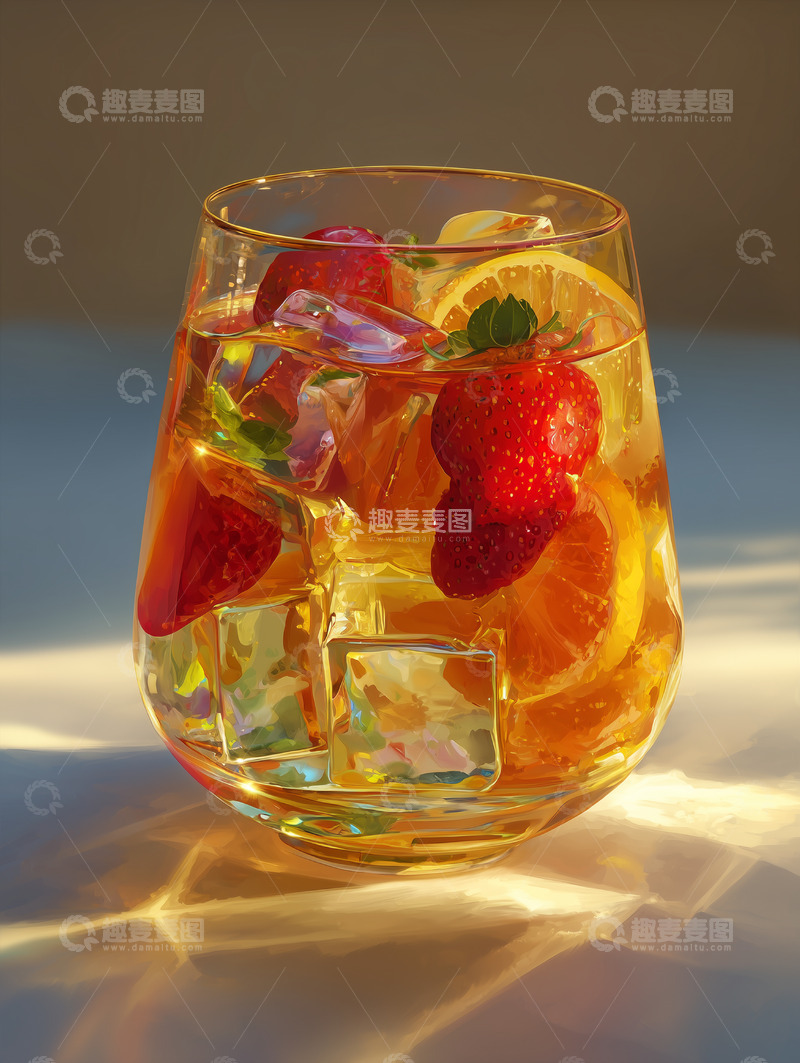 高清大图下载【趣麦麦图】水果茶10