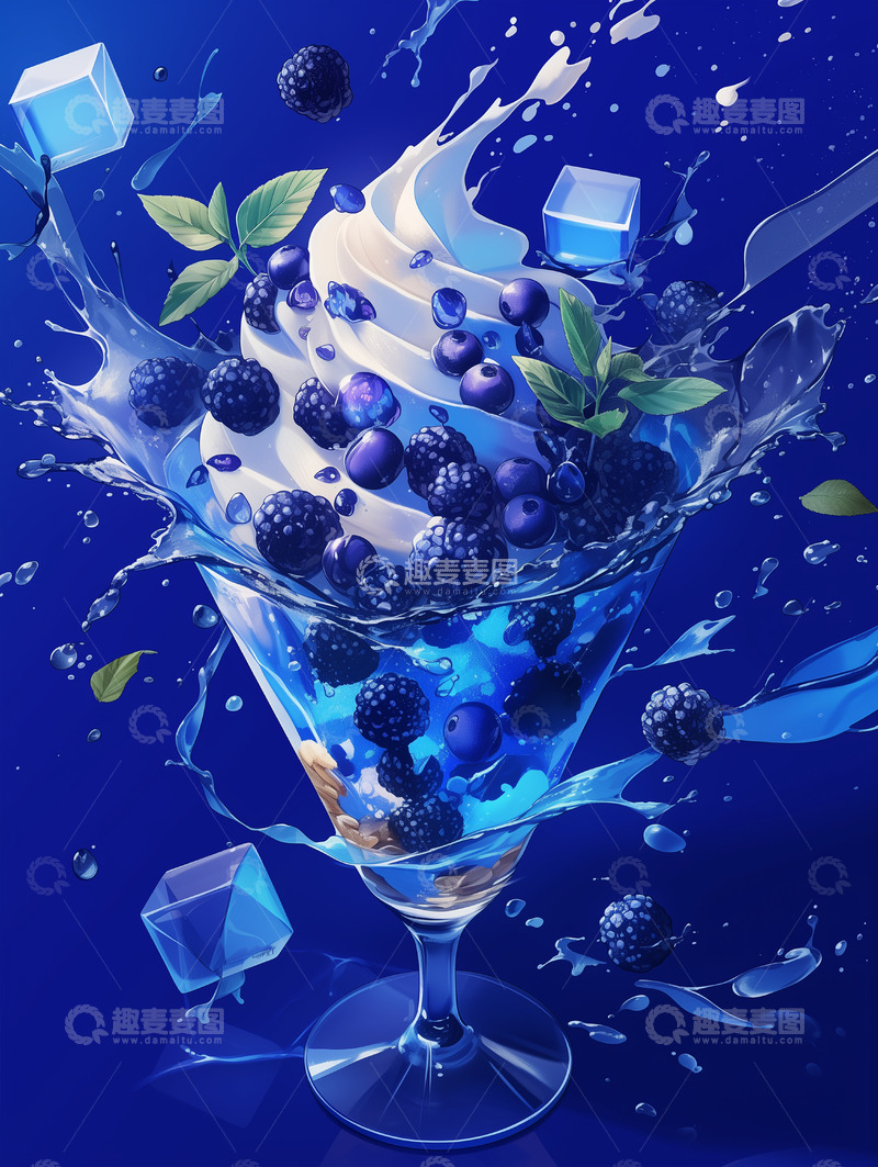 高清大图下载【趣麦麦图】美食篇&mdash;&mdash;冰淇淋甜品33