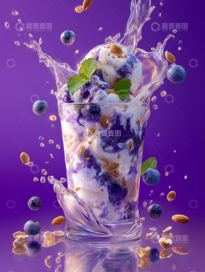 高清大图下载【趣麦麦图】美食篇&mdash;&mdash;冰淇淋甜品3