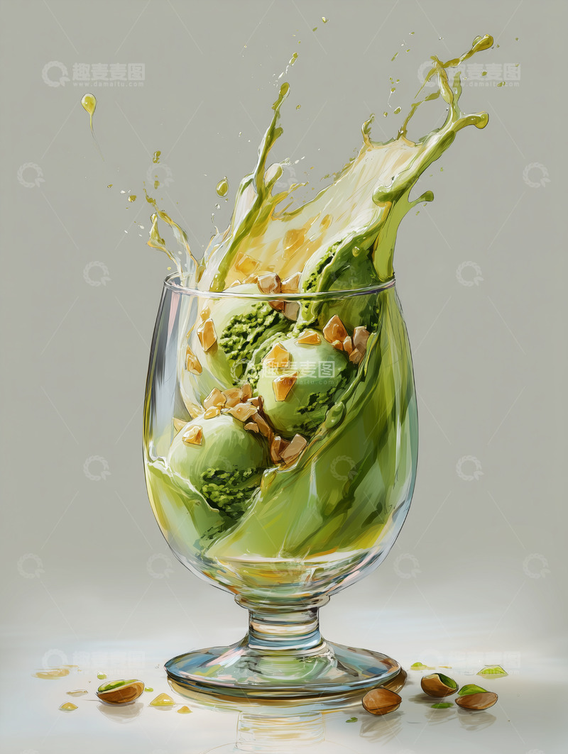 高清大图下载【趣麦麦图】美食篇&mdash;&mdash;冰淇淋甜品14