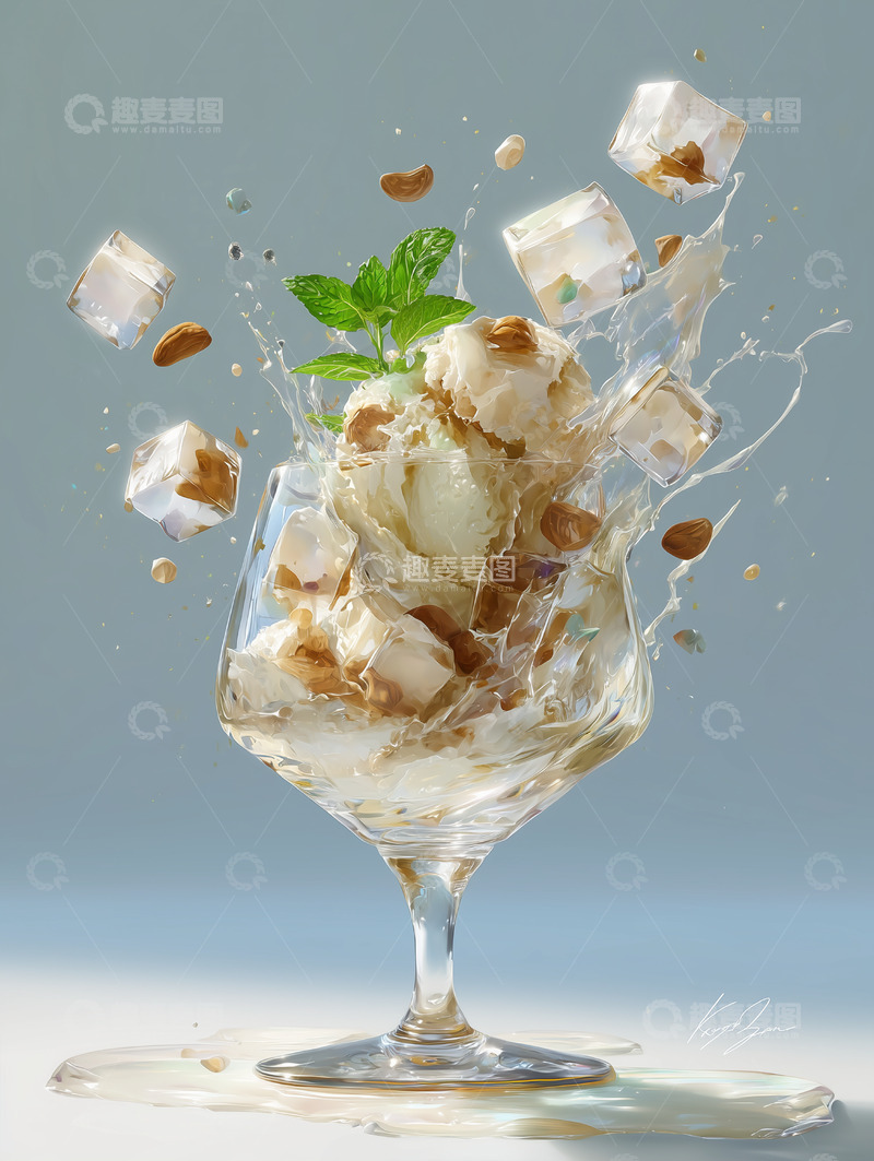 高清大图下载【趣麦麦图】美食篇&mdash;&mdash;冰淇淋甜品26