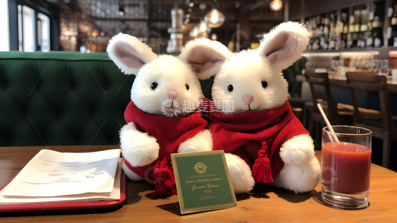 高清大图下载【趣麦麦图】毛绒玩具室内摆拍5