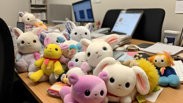 毛绒玩具室内摆拍4