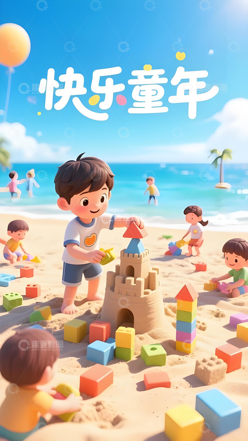 高清大图下载【趣麦麦图】儿童节海报35