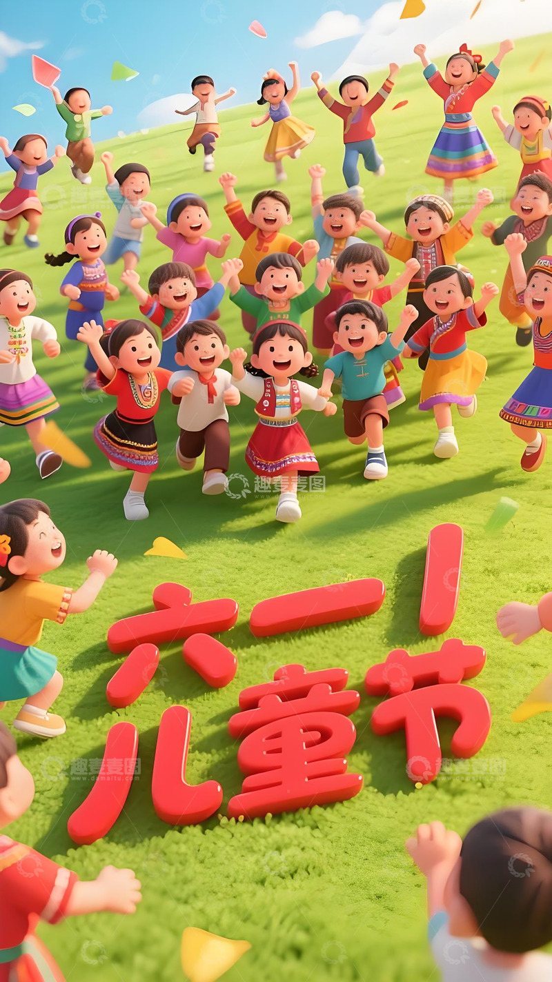 高清大图下载【趣麦麦图】儿童节海报34