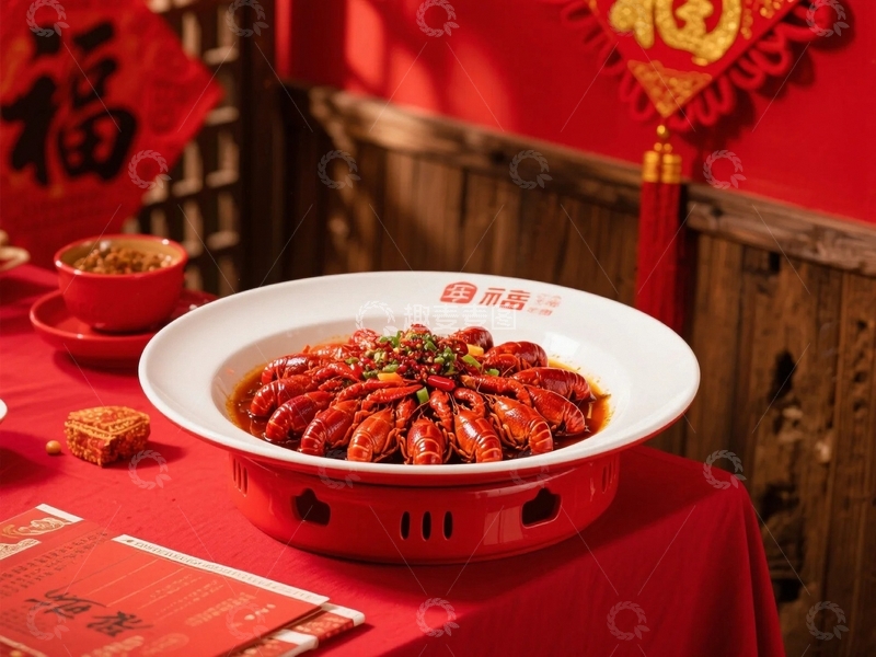 高清大图下载【趣麦麦图】鲜香的麻辣小龙虾4