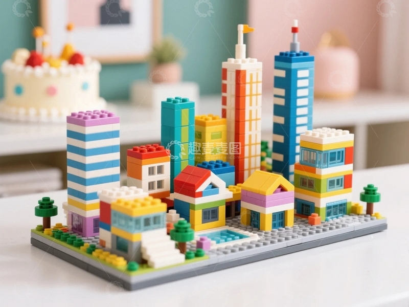 高清大图下载【趣麦麦图】乐高城市模型