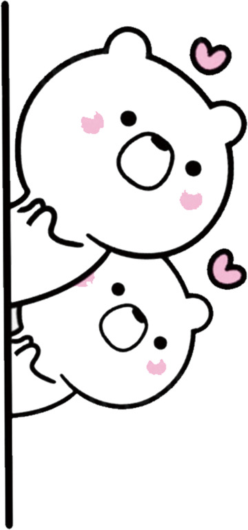 卡通元素可爱熊唱歌1