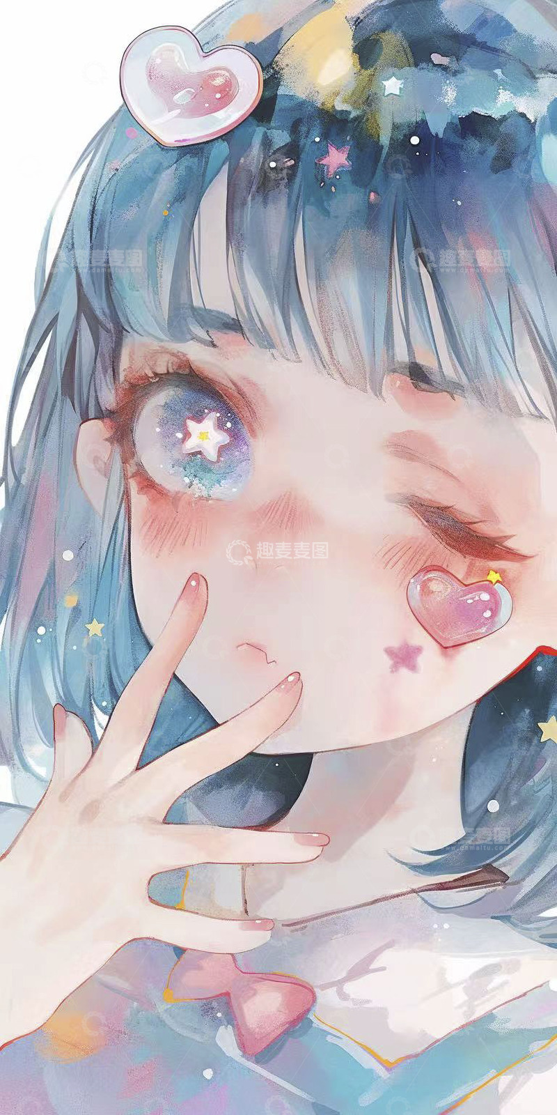 高清大图下载【趣麦麦图】动漫卡通情侣壁纸1