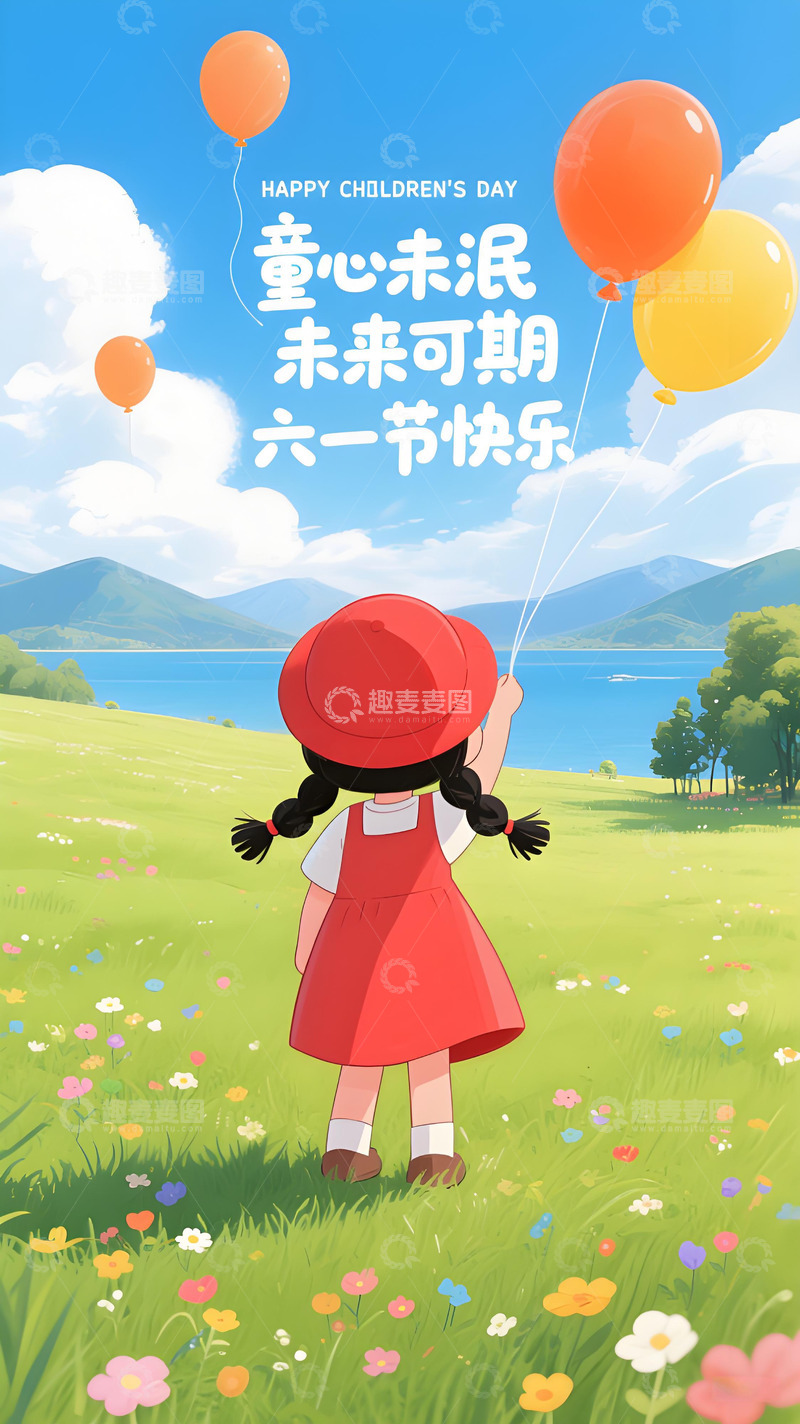 高清大图下载【趣麦麦图】六一儿童节海报104