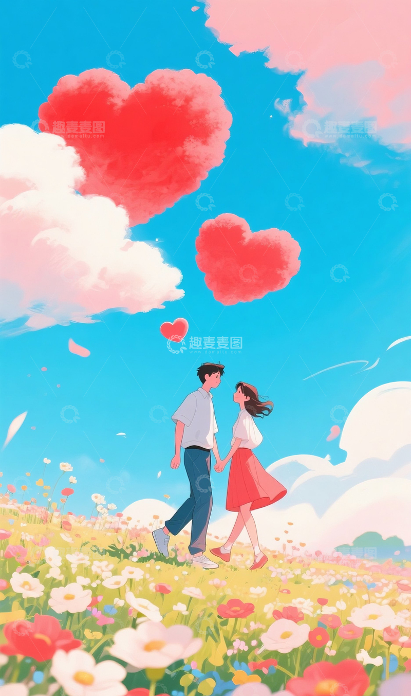 高清大图下载【趣麦麦图】520情人节海报12