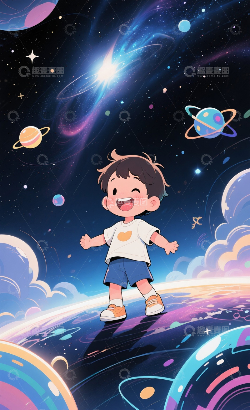 高清大图下载【趣麦麦图】欢乐的孩子5