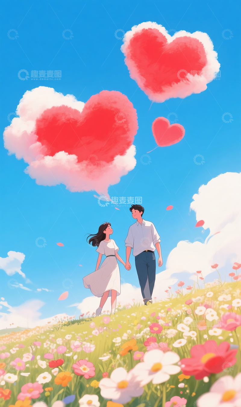 高清大图下载【趣麦麦图】520情人节海报14