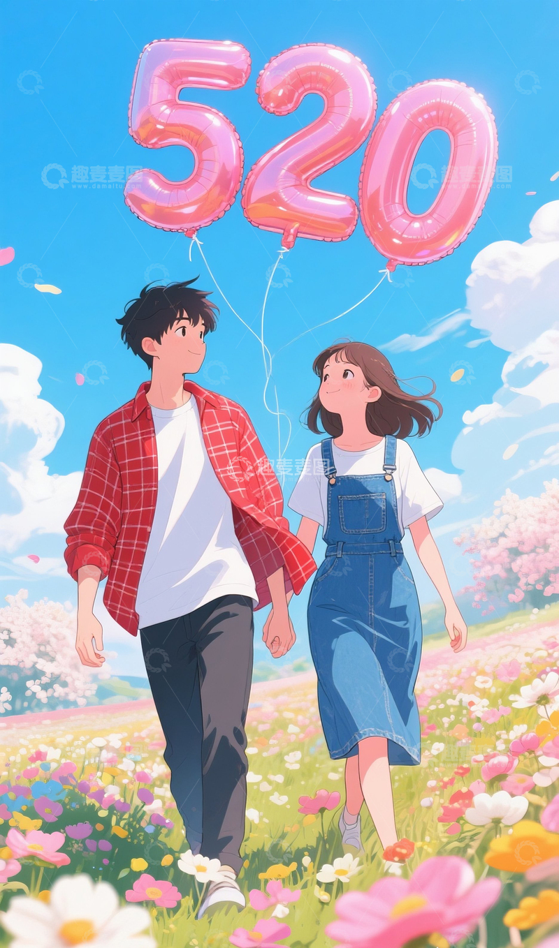 高清大图下载【趣麦麦图】520情人节海报13